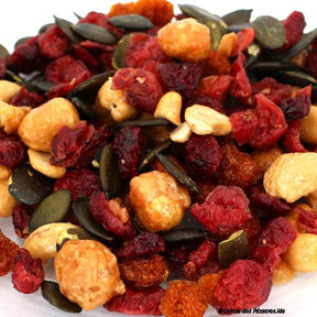 Süß Sauer Salzig Frucht Nuss Mix