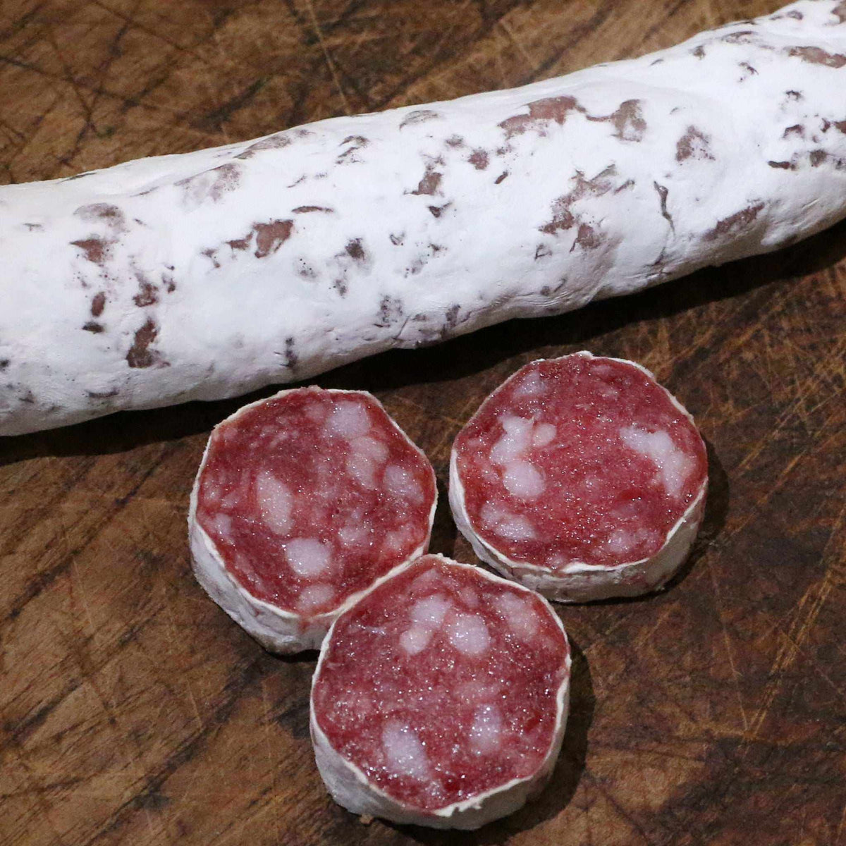 Wurst Wurst Fuet aus Schweinefleisch und Pute für exquisiten Genuss ...