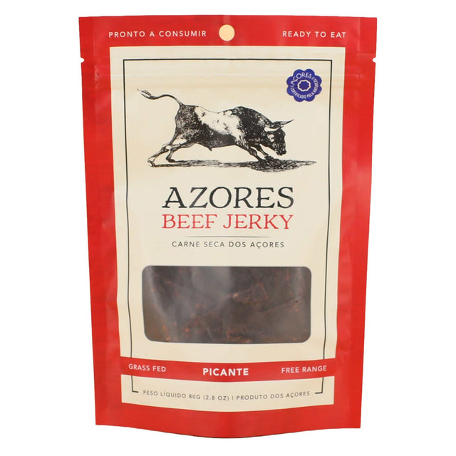 Trockenfleisch Pikant der Azoren / Azores Beef Jerky Packung