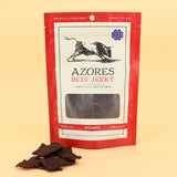 Trockenfleisch Pikant der Azoren / Azores Beef Jerky Packung mit Fleisch