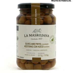 Oliven grün Arbequina mit Stein