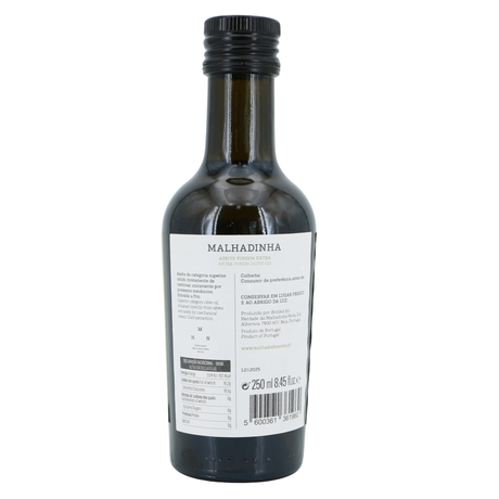 Olivenöl Virgin Extra Malhadinha Rückseite