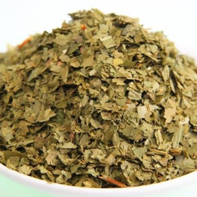 Bärlauchkraut geschnitten