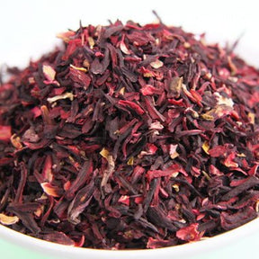 Hibiskusblüten geschnitten