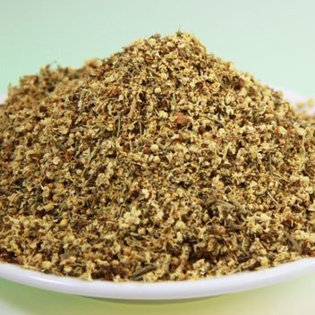 Elderflowers rubbed / Folhas de sabugueiro, cortadas, 100g