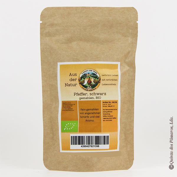 Black ground pepper / Pimenta preta em pó, 100g 