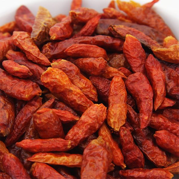 Dried chillies, whole, small sorting / Malaguetas pequenas secas, inteiras, 50g 