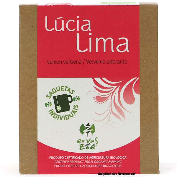 Sachets de thé verveine citronnée / Ervas da Zoé / Chá de ervas lúcia lima, saquetas, paquet de 12