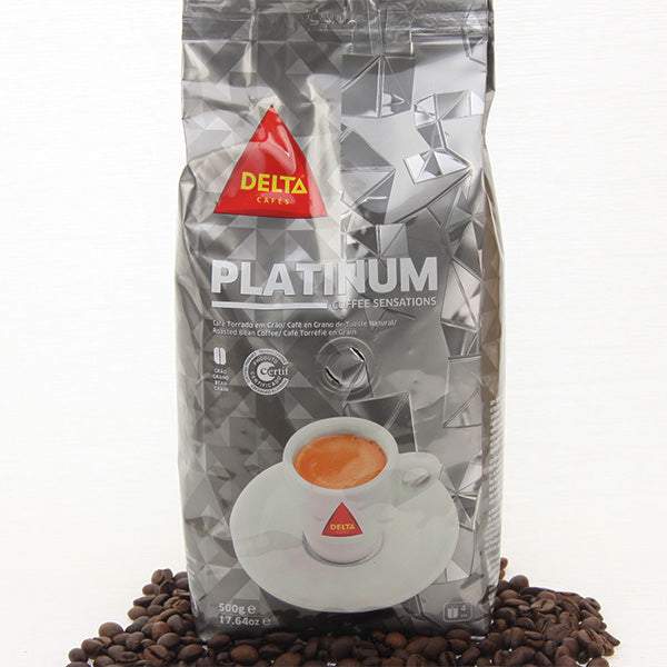 Coffee Platinum, whole bean / Delta / Café platinum, grão, 500g