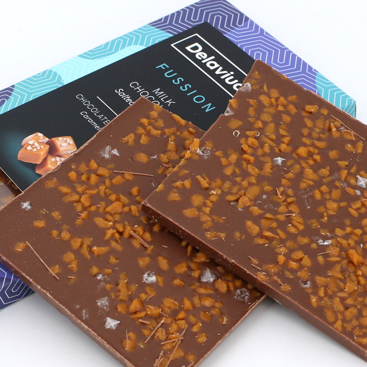 Vollmilchschokolade Salted Caramel Delaviuda