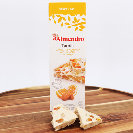 Turron Mandelnougat mit Orange  El Almendro