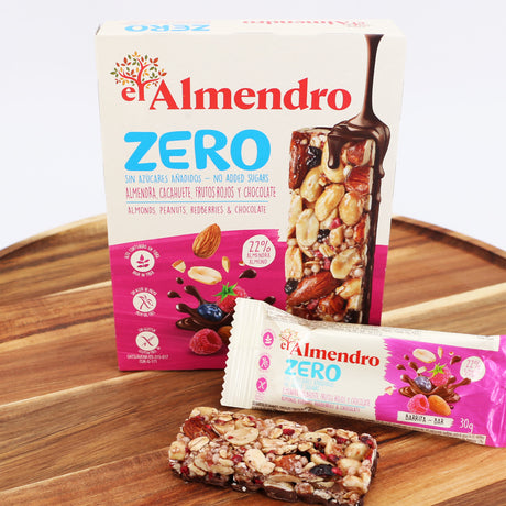 Energieriegel Rote Beeren 0% Zucker El Almendro 