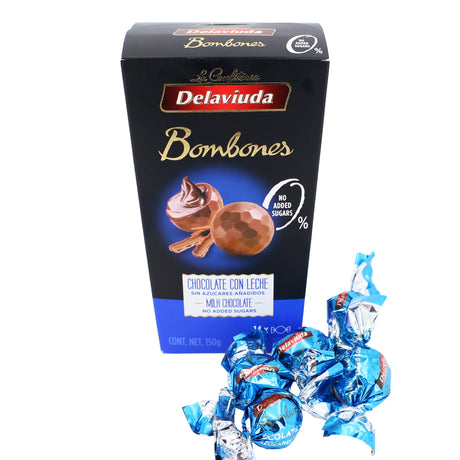 Schokokugeln Milchschokolade 0% Zucker  Delaviuda