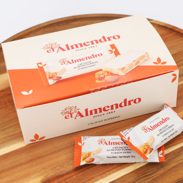Turron crunchy hartes Mandelnougat / El Almendro Box