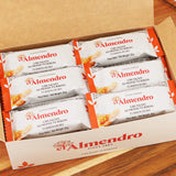 Turron crunchy hartes Mandelnougat / El Almendro Box offen