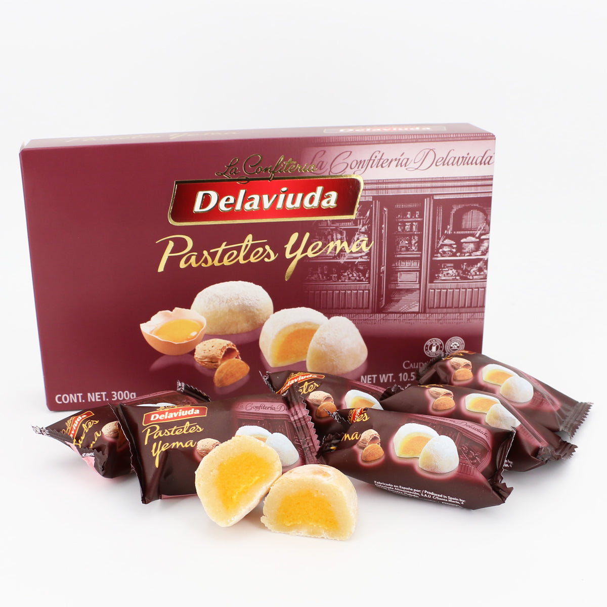 Mandeltörtchen mit cremiger Eigelbfüllung  Delaviuda