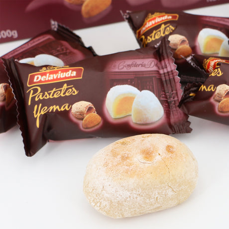 Mandeltörtchen mit cremiger Eigelbfüllung Delaviuda Pastel