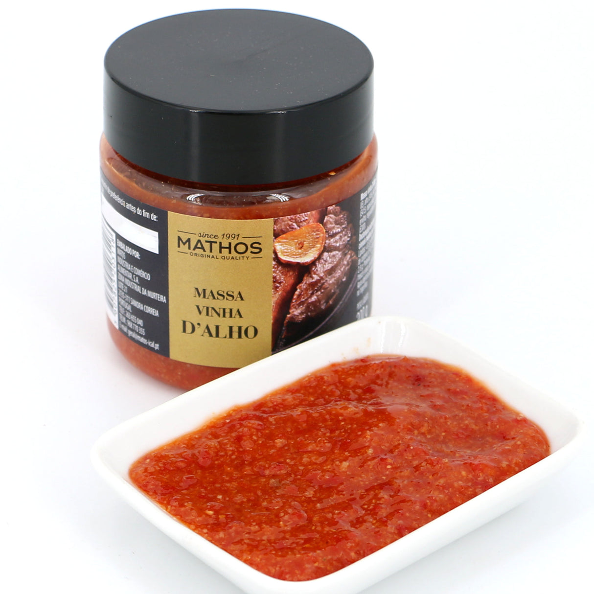 Paprika-Knoblauch Marinade offen