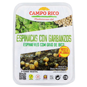 Spinat mit Kichererbsen Campo Rico
