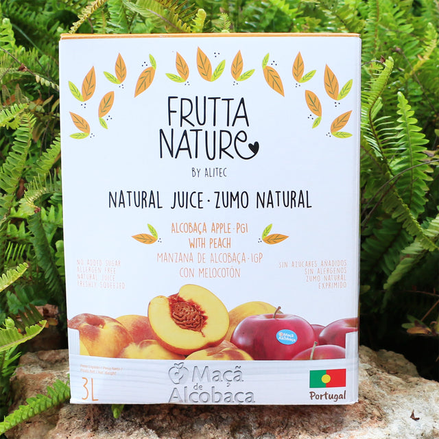 Apfel-Pfirsich-Direktsaft  Frutta Nature Packung vorne