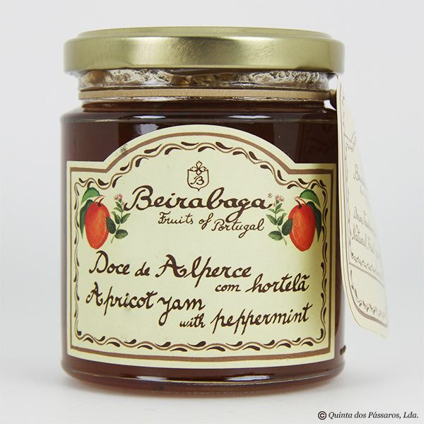 Apricot-mint fruit spread / Beirabaga / Doce de alperce com hortelã, 270g