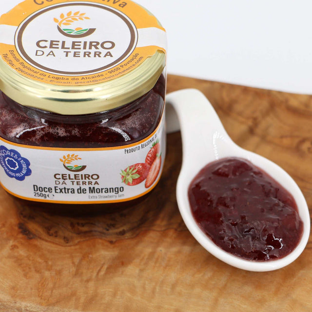 Erdbeer Fruchtaufstrich  Celeiro da Terra oben