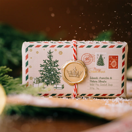 Duftseife Weihnachtspostkarte Waldkiefer Essências de Portugal Packung