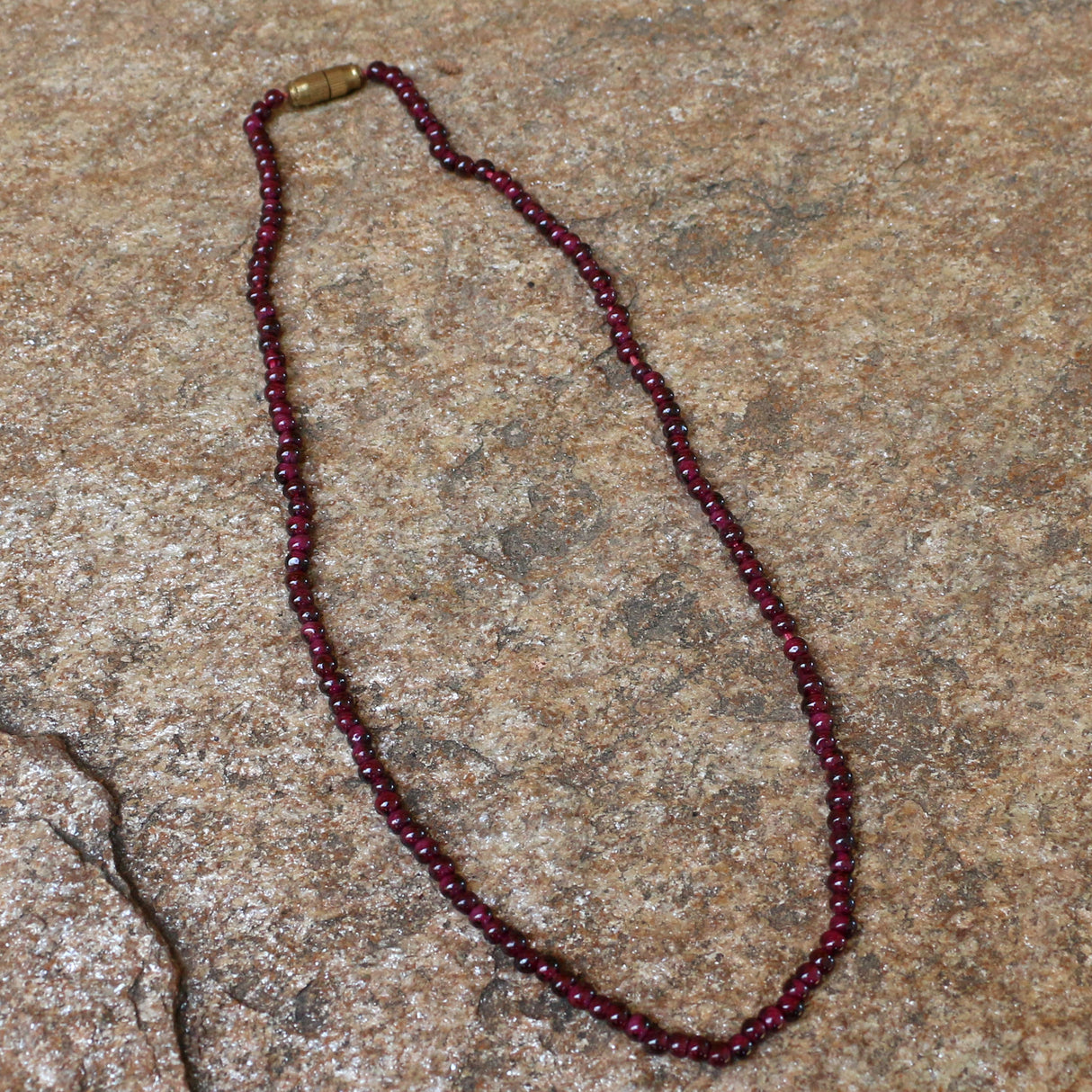 Halskette mit Rhodolit Granat 