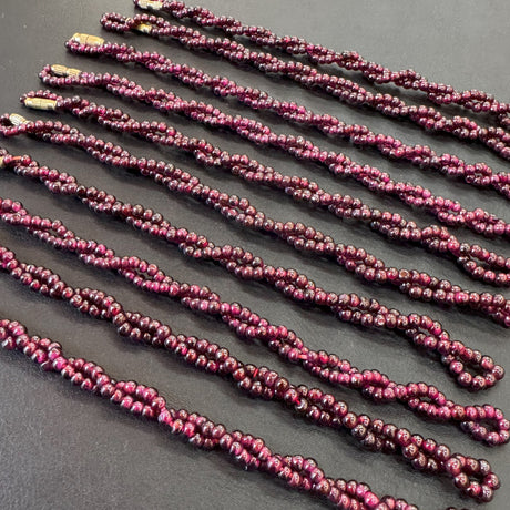 Halsketten mit Rhodolit Granat 