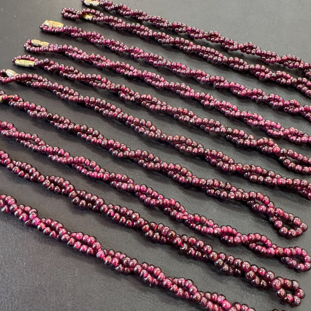 Halsketten mit Rhodolit Granat 