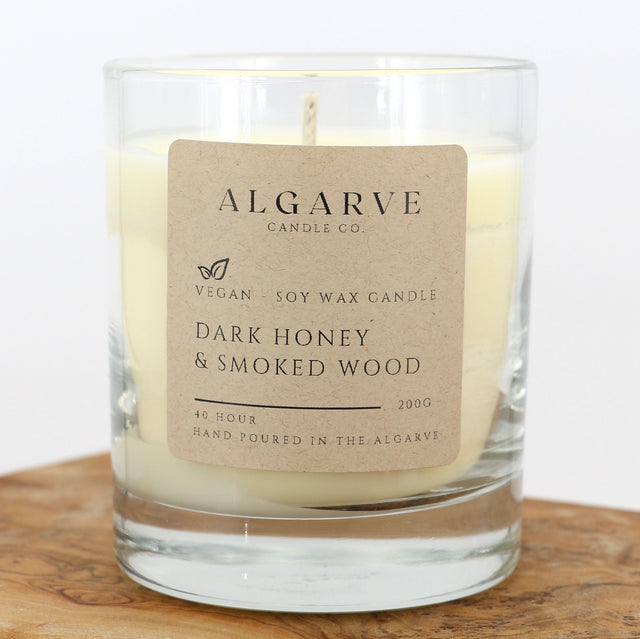 Duftkerze Dunkler Honig & geräuchertes Holz
