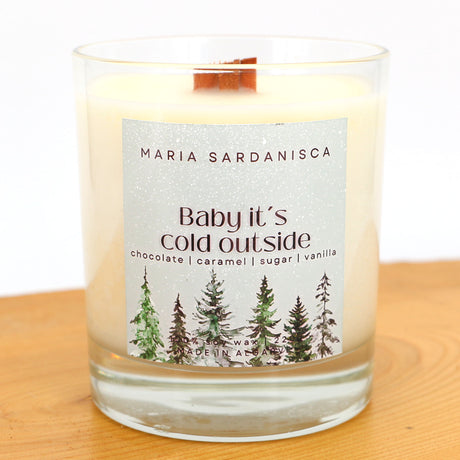 Duftkerze heiße Schokolade / Vela baby its cold outside
