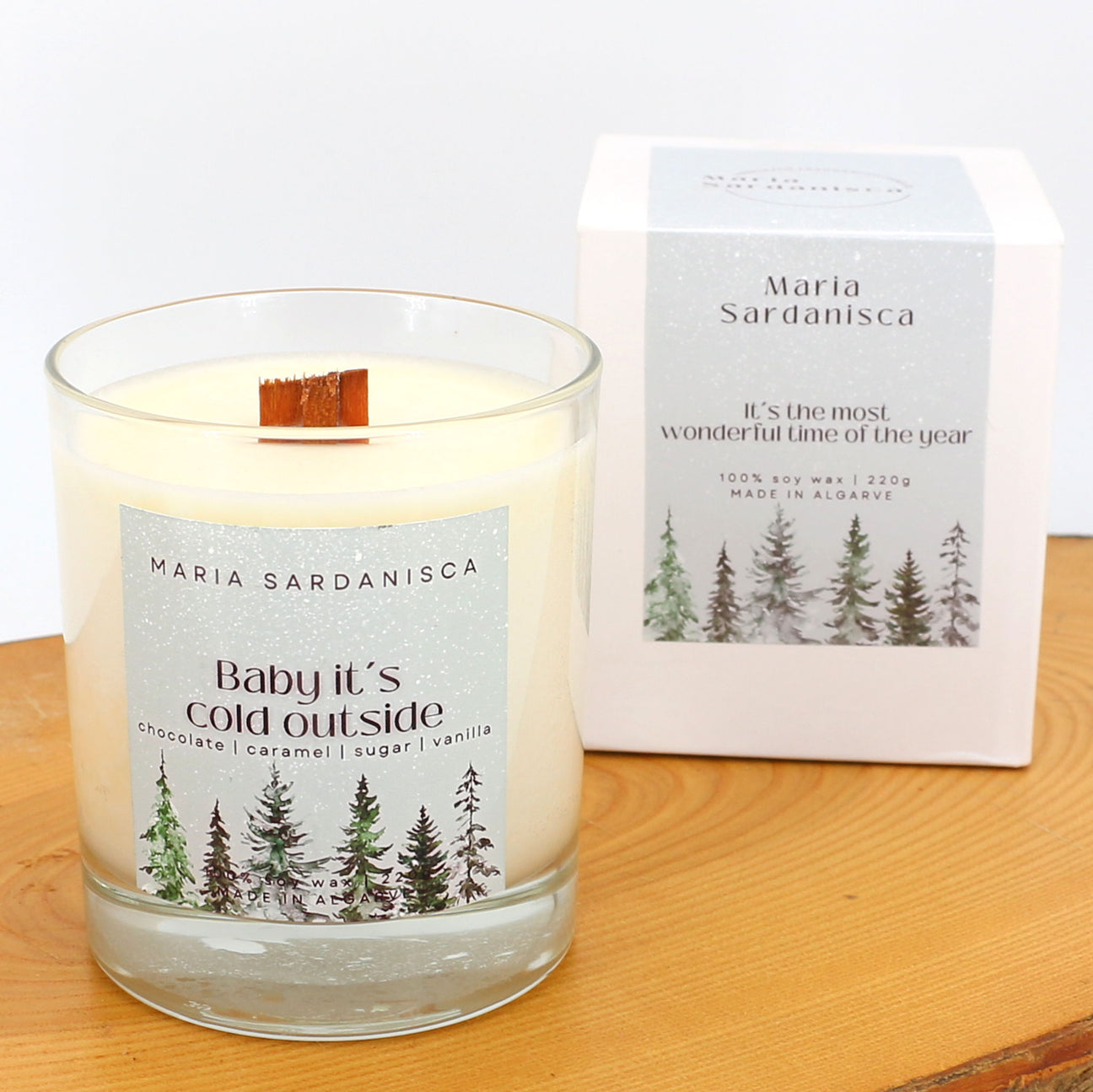 Duftkerze heiße Schokolade / Vela baby its cold outside Packung