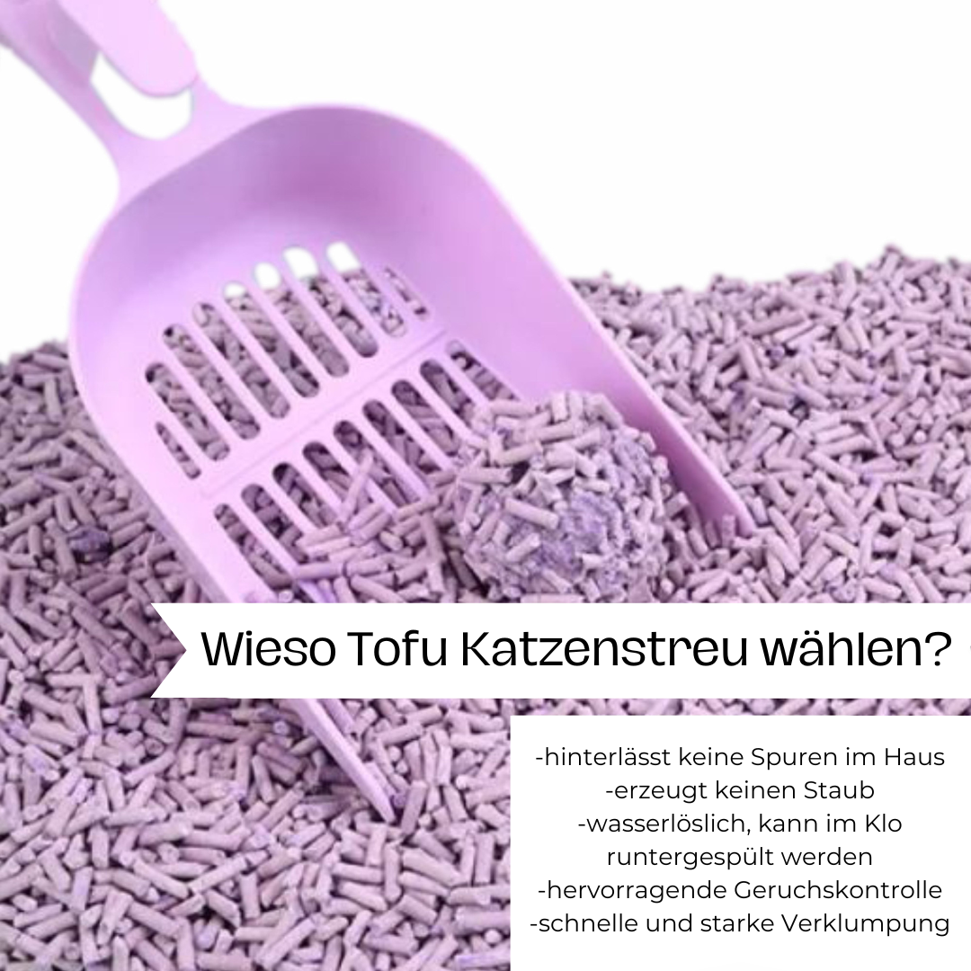 Tofu Katzenstreu Lavendel