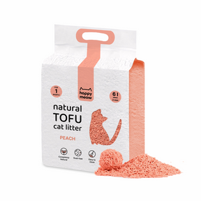 Tofu Katzenstreu Pfirsich