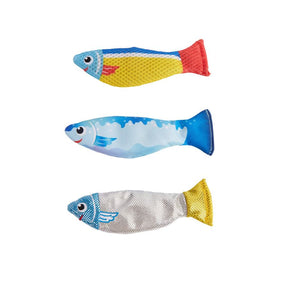 Katzenspielzeug Sardinen mit Katzenminze 3 pack