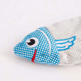 Katzenspielzeug Sardinen mit Katzenminze kopf