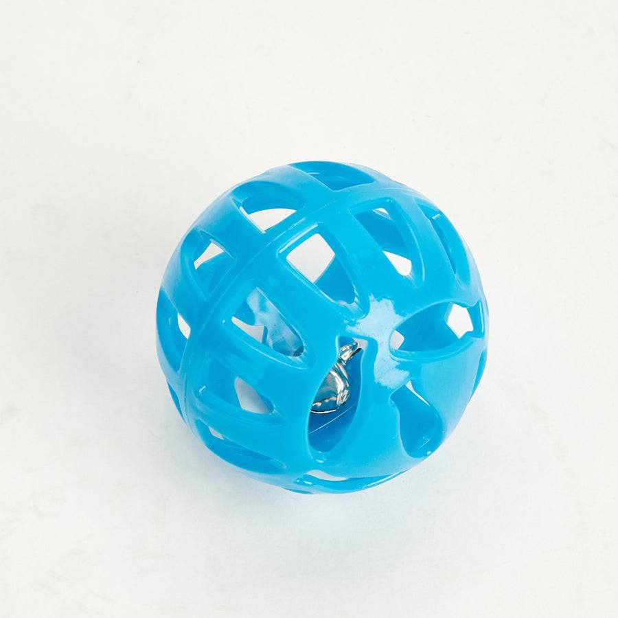 Katzenspielzeug Sardinen im Fischernetz Ball blau