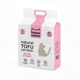 Tofu Katzenstreu Kitten Attract / Happy Meow / Areia Tofu Kitten Attract, 6L