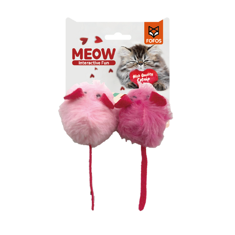 Katzenspielzeug Mäuse mit Katzenminze Packung