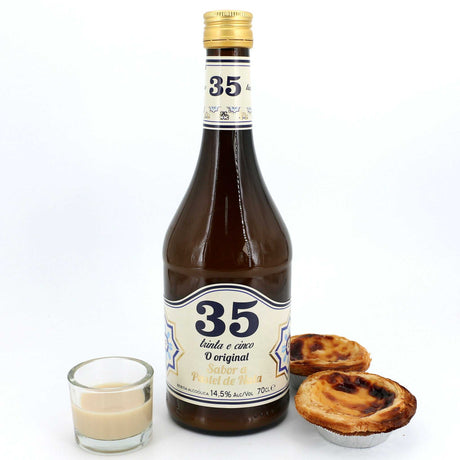 Sahne-Likör Licor 35 Pastel de Nata