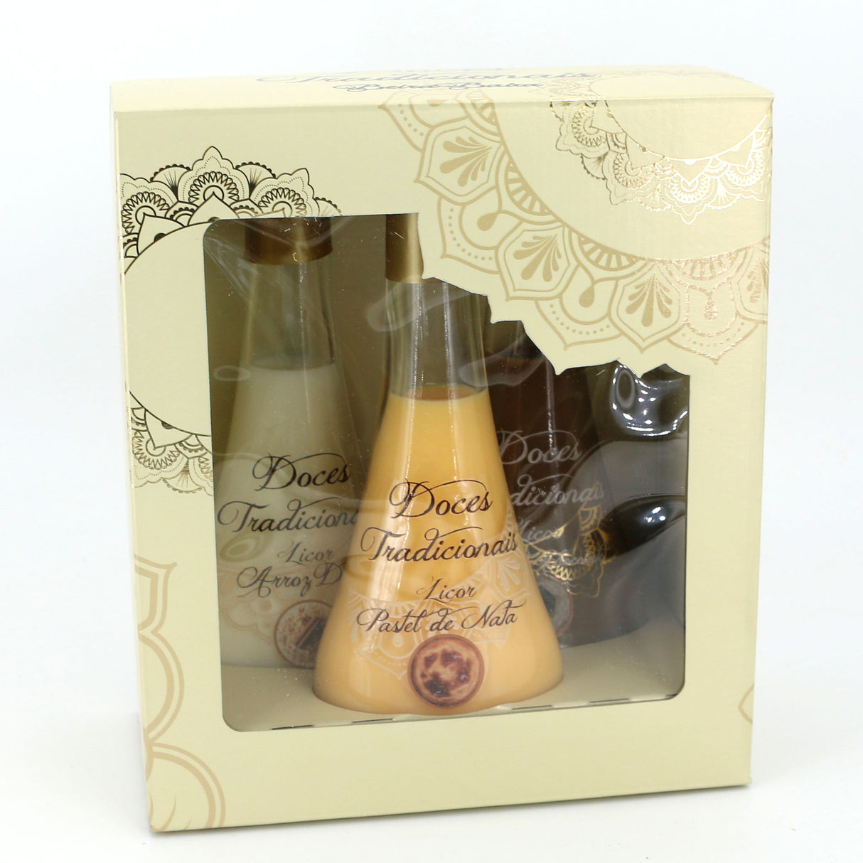 Geschenkset 3 Liköre / Licores doces tradicionais vorne