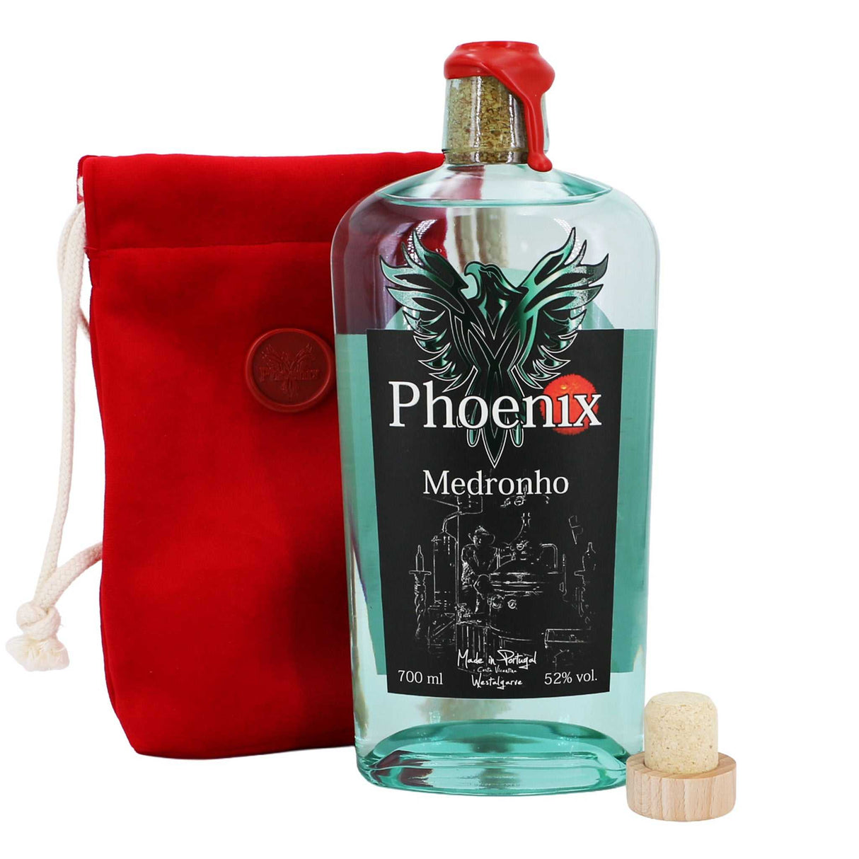 Medronho Erdbeerbaum Brand Feuerwasser / Medronho Phoenix