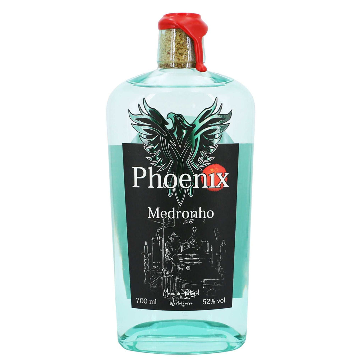 Medronho Erdbeerbaum Brand Feuerwasser / Medronho Phoenix