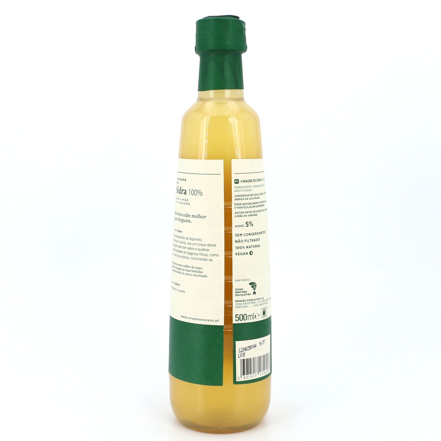 Apfelessig ungefiltert Paladin Rückseite