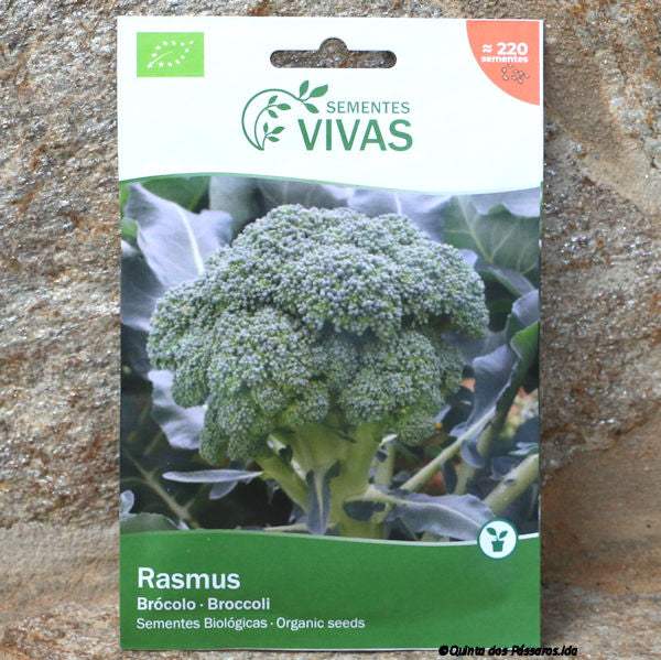 Broccoli Rasmus Seeds / Sementes de brócolos rasmus, organic, unidade