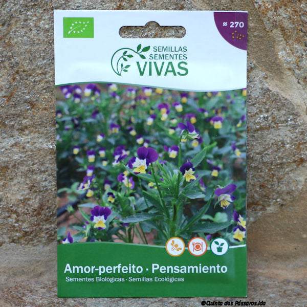 Graines de pensée à petites fleurs / Sementes amor-perfeito, bio, unidade