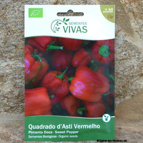 Paprika Quadrato d'Asti Rot Saatgut
