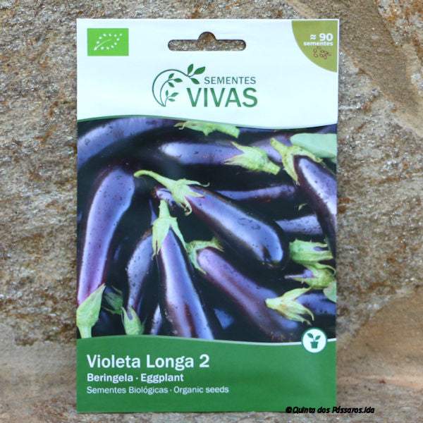 Aubergine Violetta Lunga 2, Saatgut / Sementes de beringela, Bio, unidade