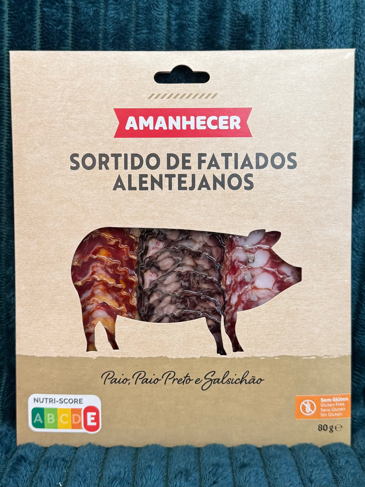 Mixed sausage platter from black pork / Montaraz / Tábua de porco preto, 80g